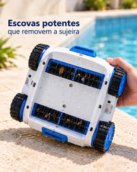 AquaClean - Robo Aspirador de Piscina C/ Controle Remoto